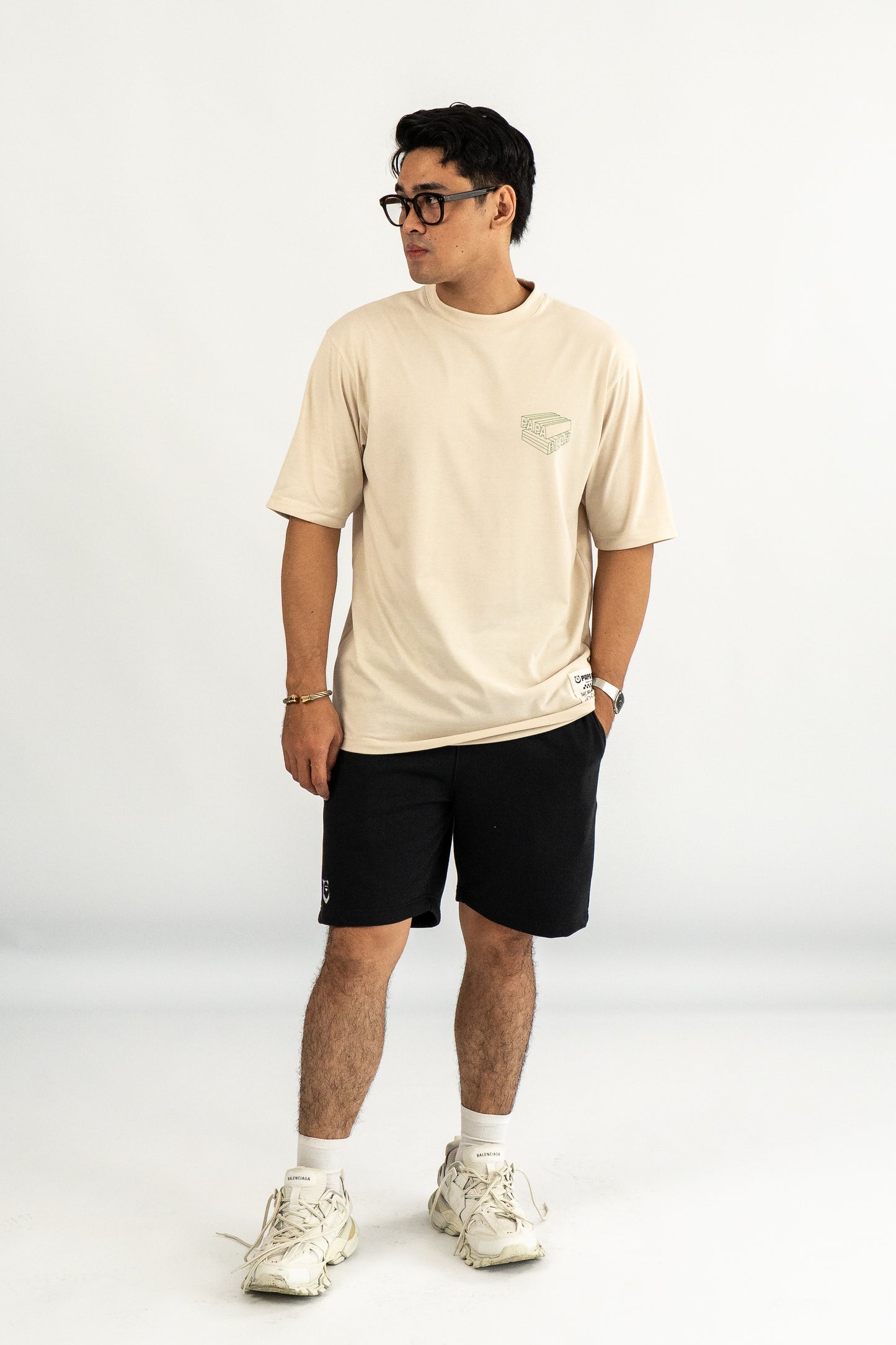 Papa Bear in Blocks Lite Tee