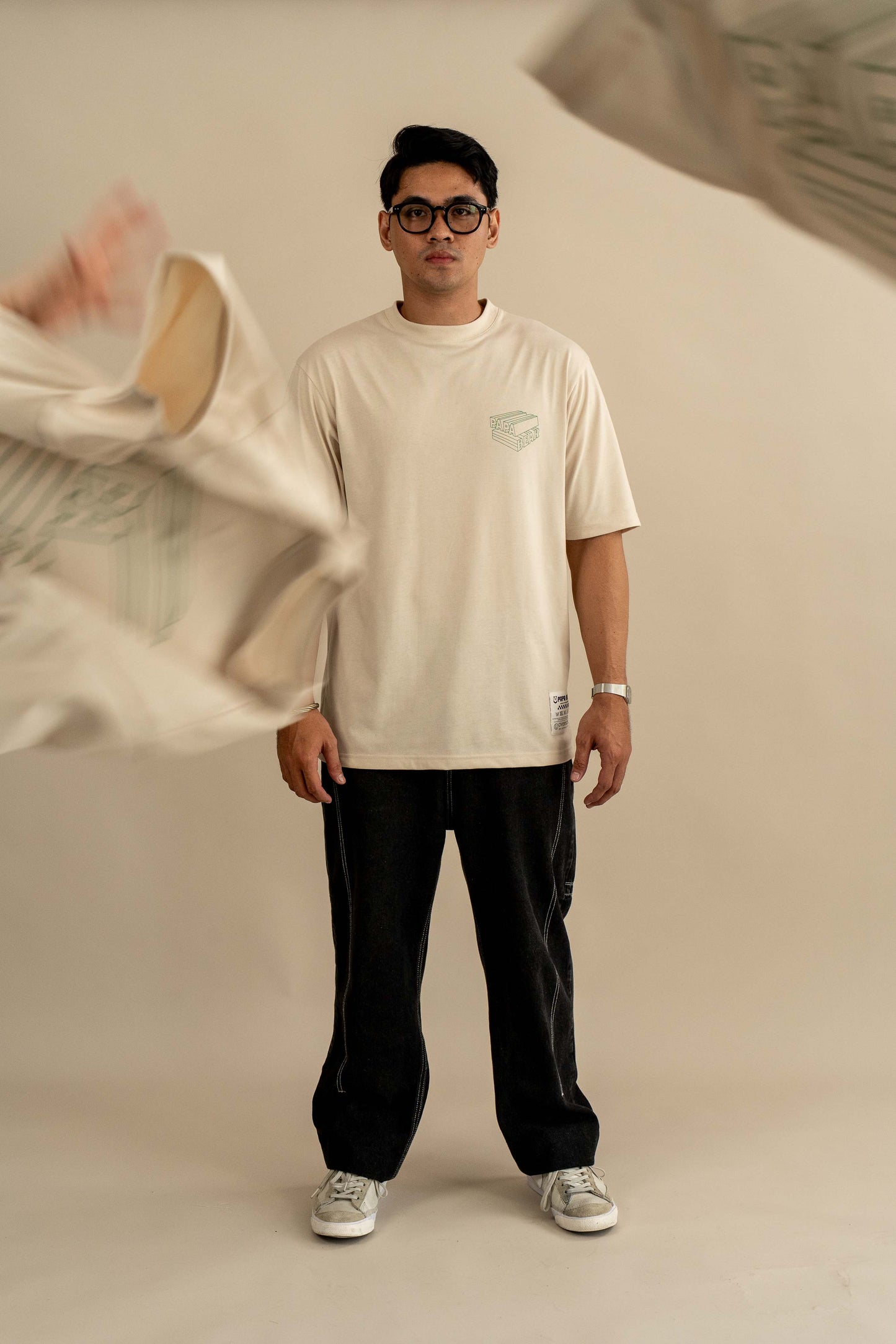 Papa Bear in Blocks Lite Tee